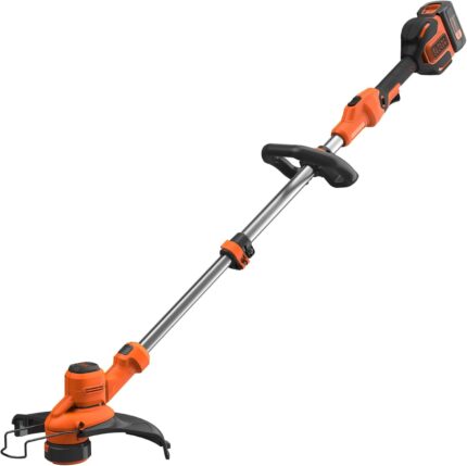 BLACK+DECKER Coupe-Bordures sans Fil 36V avec Batterie et Chargeur Rapide - Largeur de Coupe 33cm, Moteur brushless, déroulement Automatique du Fil, Vitesse Variable - BCSTA536L1-QW